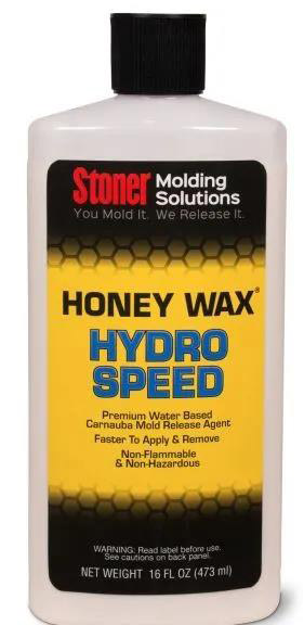 Stoner HoneyWax®Hydro Speed是一種高固含量的水性乳液，不含任何溶劑，旨在代替?zhèn)鹘y(tǒng)的高級(jí)涂蠟作為復(fù)合材料行業(yè)中的脫模劑。