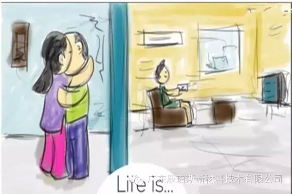 人生就是。。。 就算孩子在家，還是忍不住與40歲的另一半偷偷親一口
